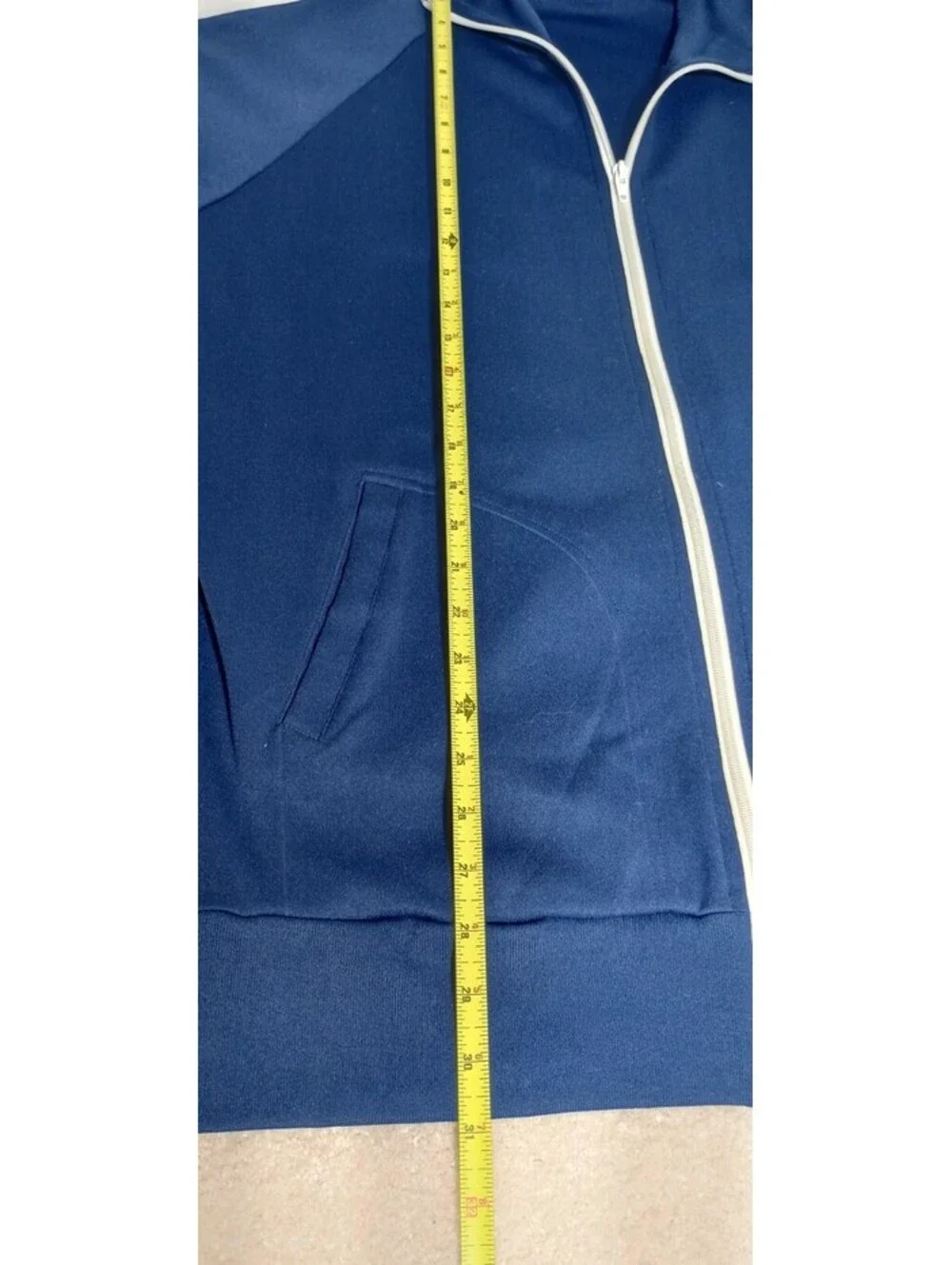 RARE Vintage HERTERS Track Suit Blue White Stripe Athletic Retro Old School XL